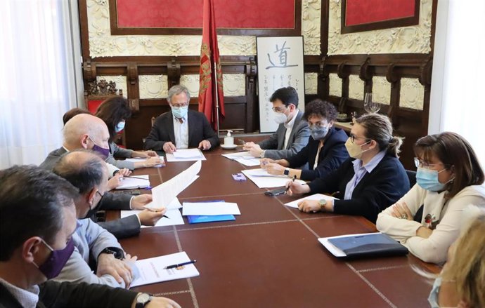 Reunión de la Junta de Gobierno del Ayuntamiento de Valladolid.
