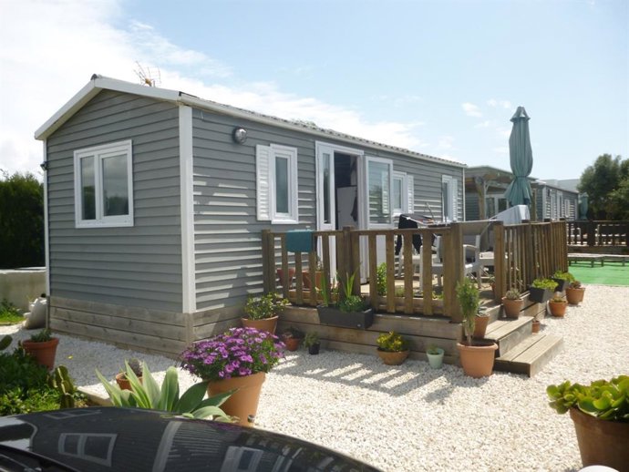 Edificación ilegal en El Palmar.