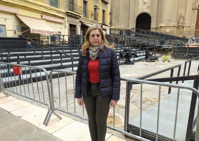 La concejal de Vox en el Ayuntamiento de Granada Beatriz Sánchez Agustino.
