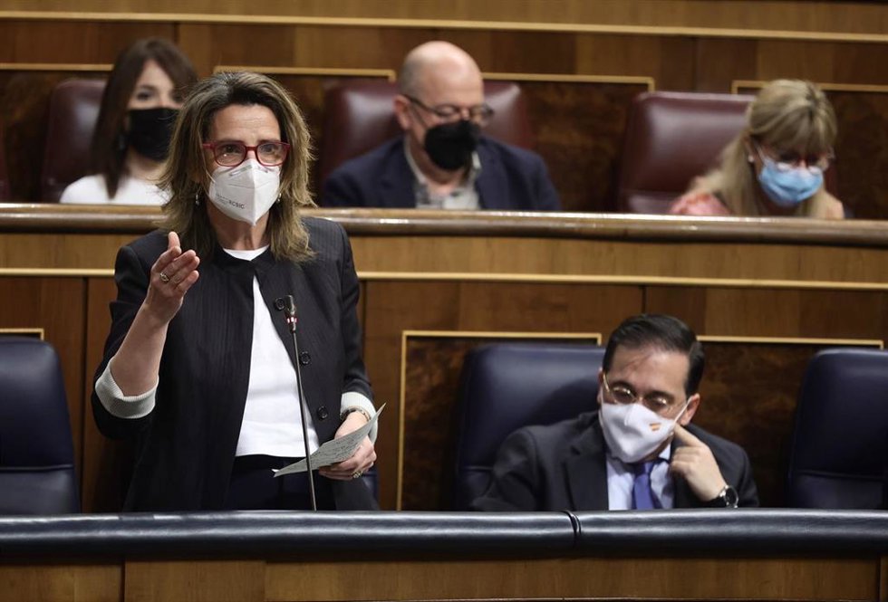 La vicepresidenta tercera y ministra para la Transición Ecológica y el Reto Demográfico, Teresa Ribera.