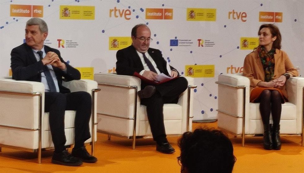 Iceta aplaude el 'Proyecto Haz' de RTVE para la cualificación audiovisual y "no perder oportunidades de negocio"