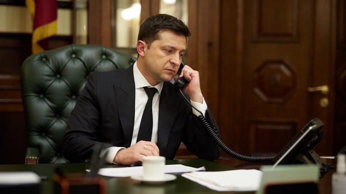 Archivo - Arxiu - El president d'Ucrana, Volodímir Zelensky