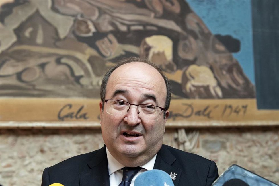 El ministro de Cultura y Deporte, Miquel Iceta, en una foto de archivo.