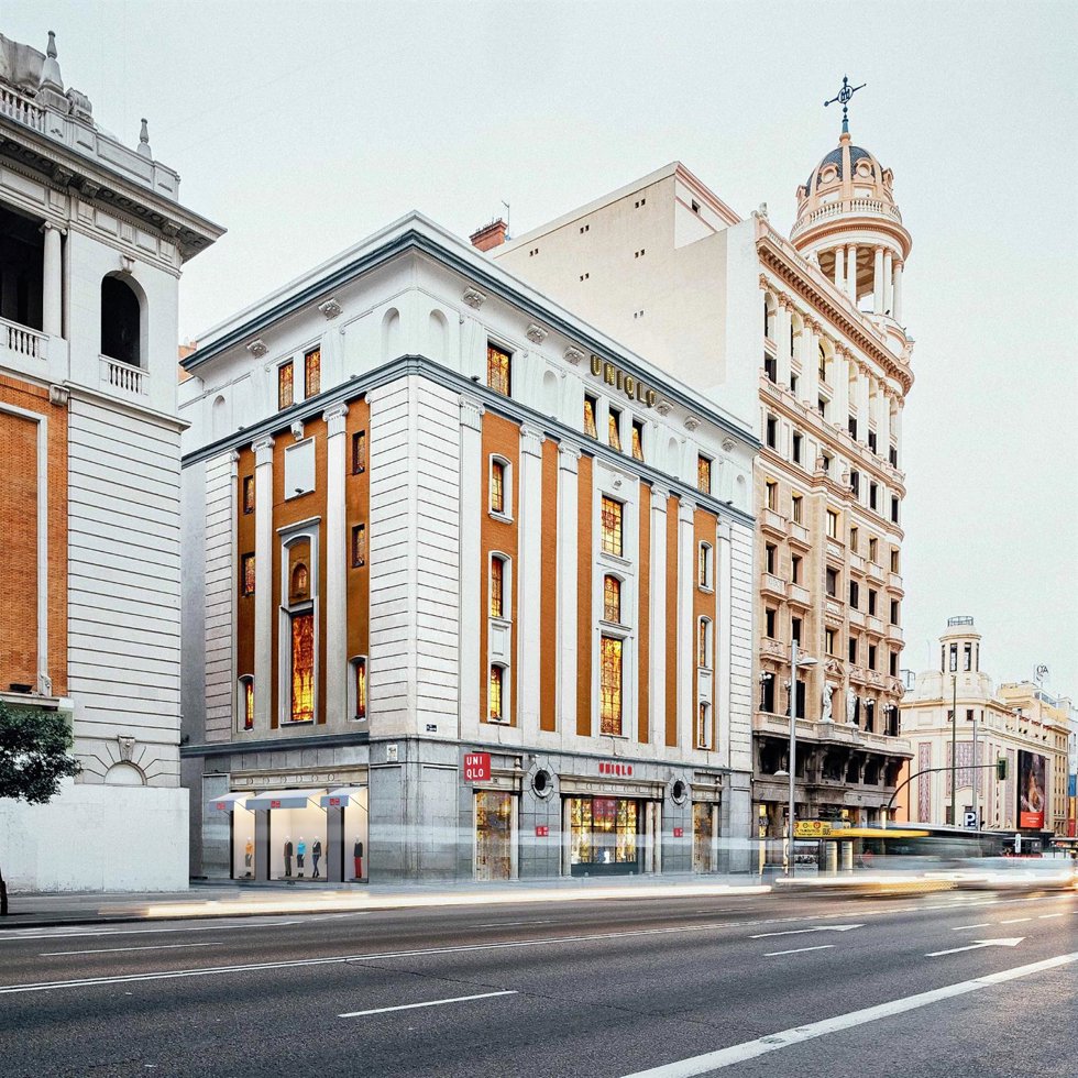Tienda de Uniqlo en Gran Vía de Madrid