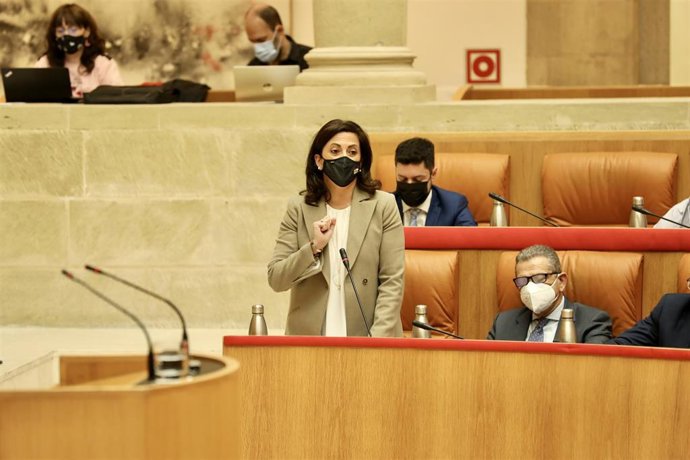 La presidenta del Gobierno interviene en el pleno del Parlamento