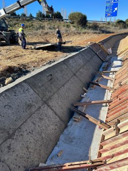 Actuaciones en el canal de Villagonzalo.