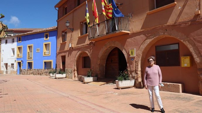 La alcaldesa de Jaraba, Felicidad Pérez.