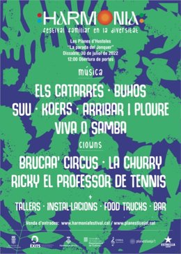 Cartel de la primera edición del festival Harmonia