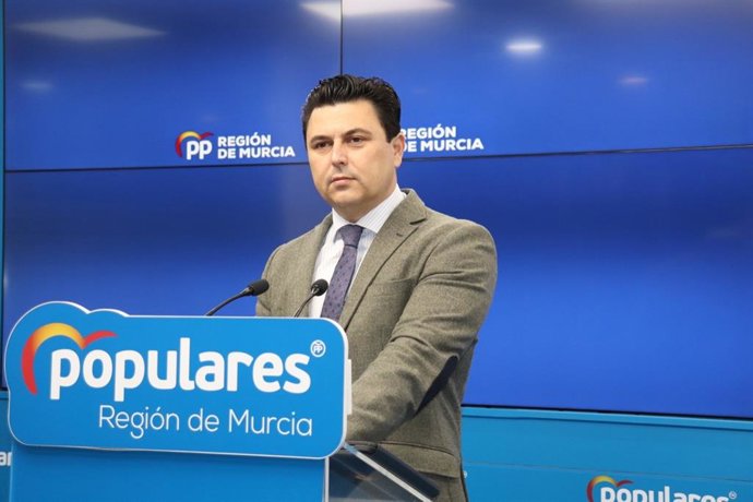 El secretario general de Partido Popular de la Región de Murcia, José Miguel Luengo