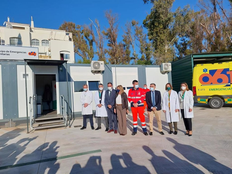 La Junta pone en marcha una nueva base asistencial del 061 en San Pedro de Alcántara, en Marbella