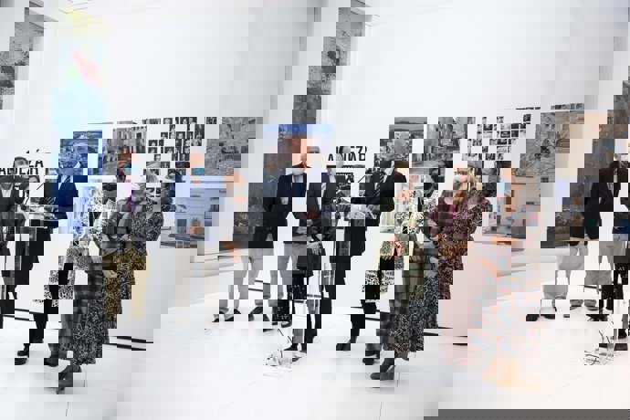 Antonio Ruiz en la inauguración del proyecto Alquézar-Zuheros