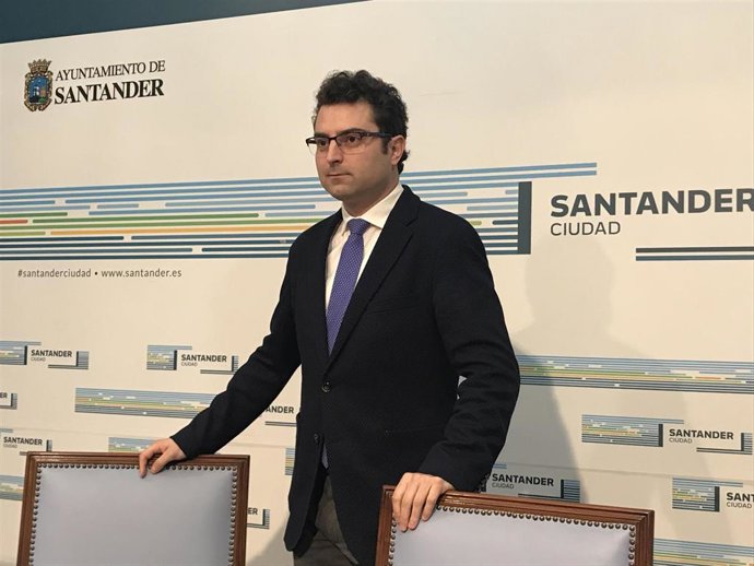 Archivo - Concejal de Empleo de Santander, Daniel Portilla