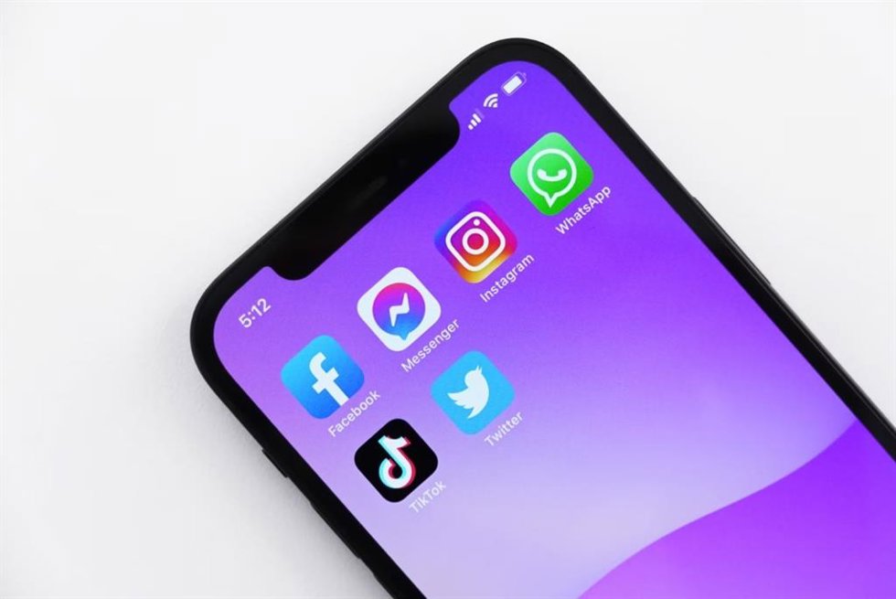 Aplicaciones de redes sociales en el móvil