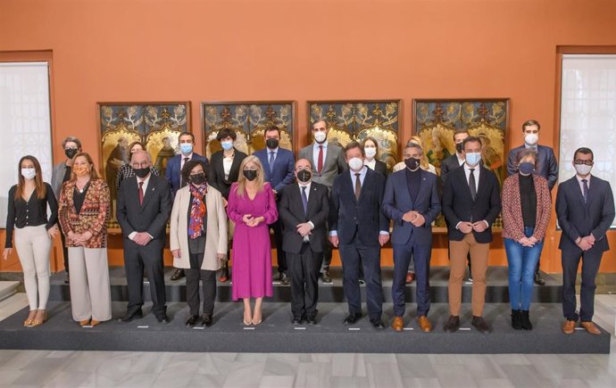 El vicepresidente y consejero de Universidades, Igualdad, Cultura y Deporte, Pablo Zuloaga, asiste al XXX Pleno de la Conferencia Sectorial de Cultura.