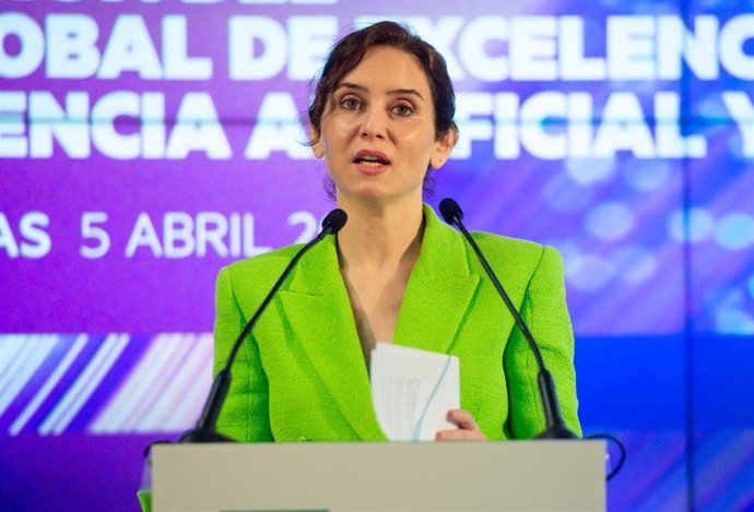 La presidenta de la Comunidad de Madrid, Isabel Díaz Ayuso.