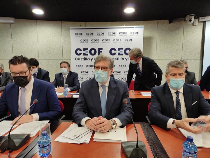 El recién reelegido presidente de CEOE Castilla y León, Santiago Aparicio.