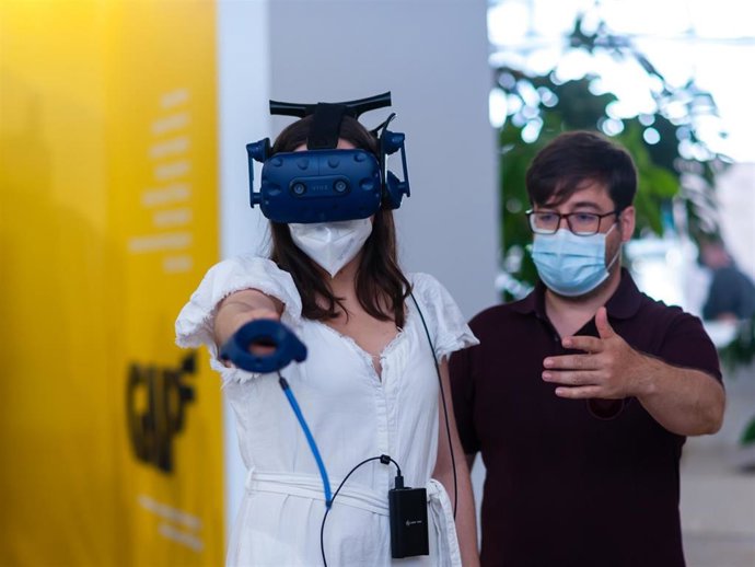 Zona expositiva de la anterior edición del Culture and Museums Internacional Tech Forum