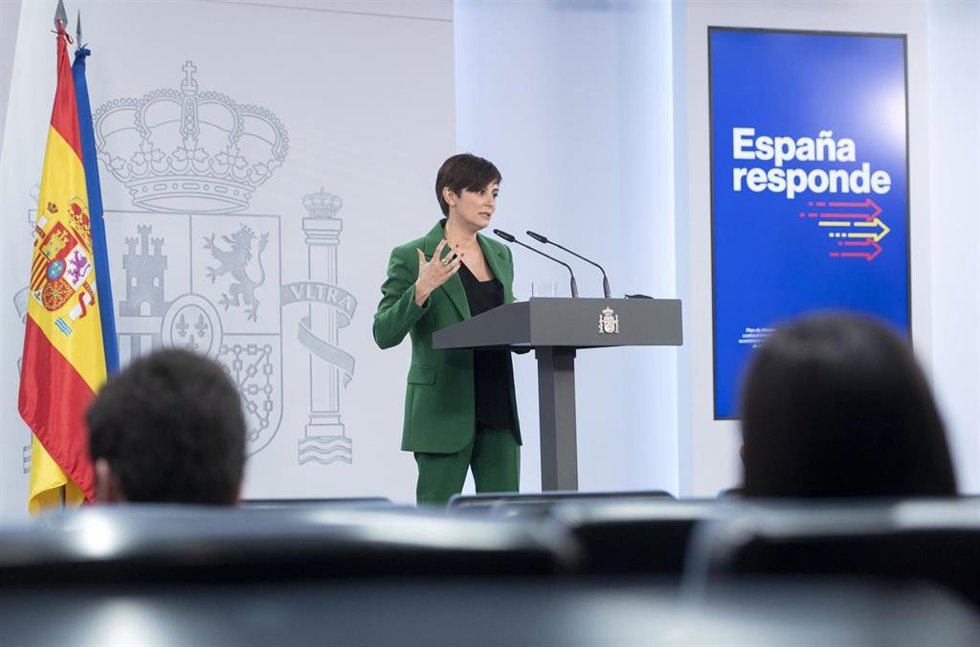 La ministra Portavoz, Isabel Rodríguez