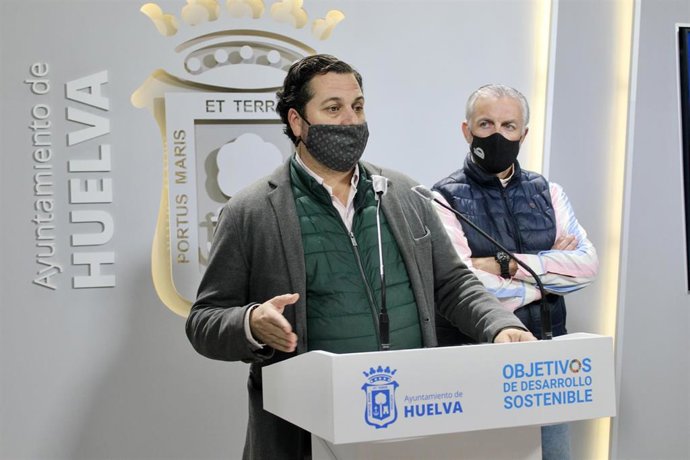 Archivo - El portavoz del grupo popular en el Ayuntamiento de Huelva, Jaime Pérez. Archivo. 