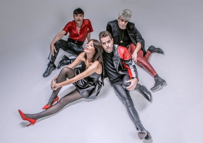 Els membres del grup de música barceloní Dorian.