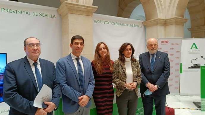 Presentación de las jornadas y la exposición de Alfonso X el Sabio en el Archivo Histórico Provincial de Sevilla.