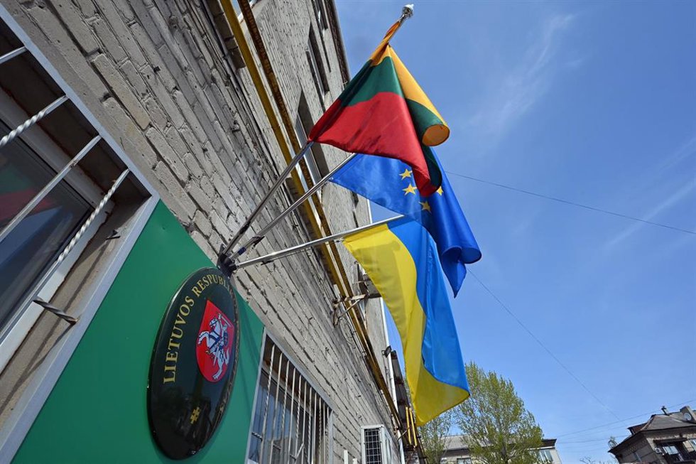 Consulado de Lituania en la región de Donetsk, en Ucrania