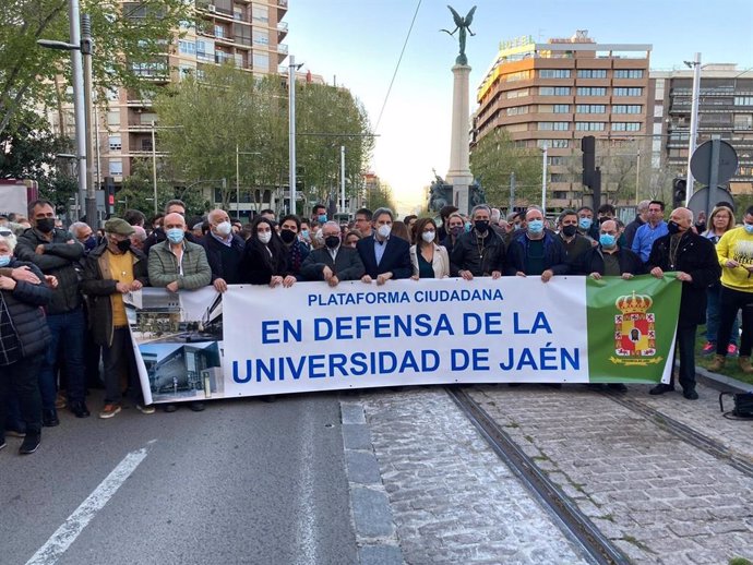 Movilización en defensa de la Universidad de Jaén