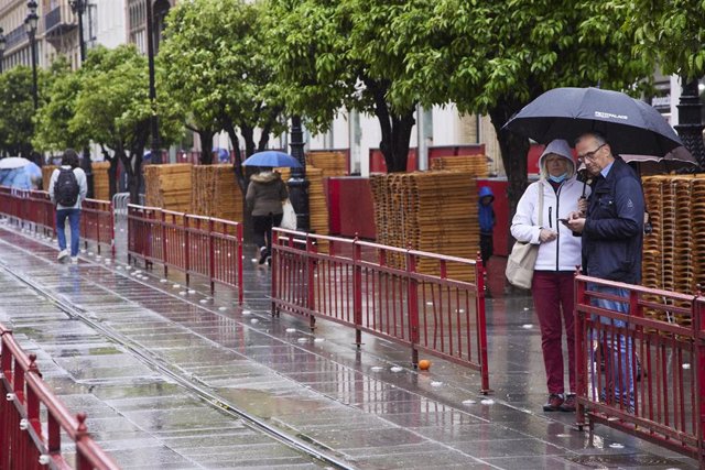 La Aemet prevé lluvias para el Lunes y Martes Santo en Andalucía. 