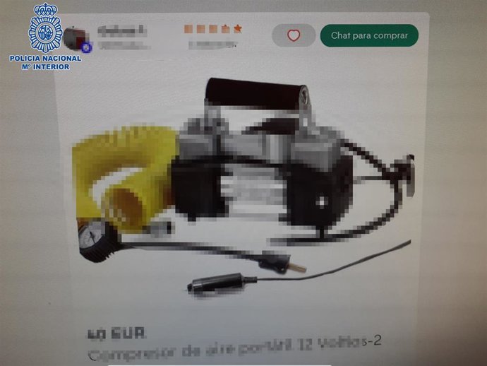 Los objetos eran vendidos en páginas de segunda mano