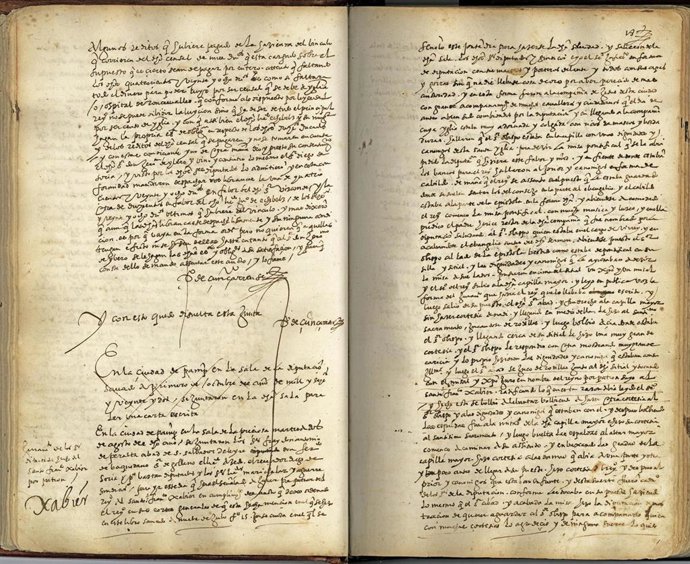 Acta de juramento de 1622.