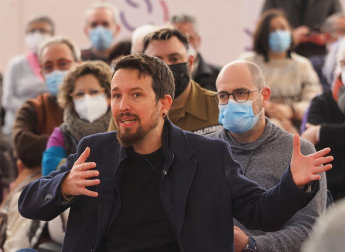Archivo - L'exvicepresident del Govern central, Pablo Iglesias