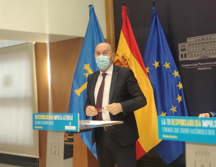 El vicepresidente del Gobierno asturiano, Juan Cofiño.