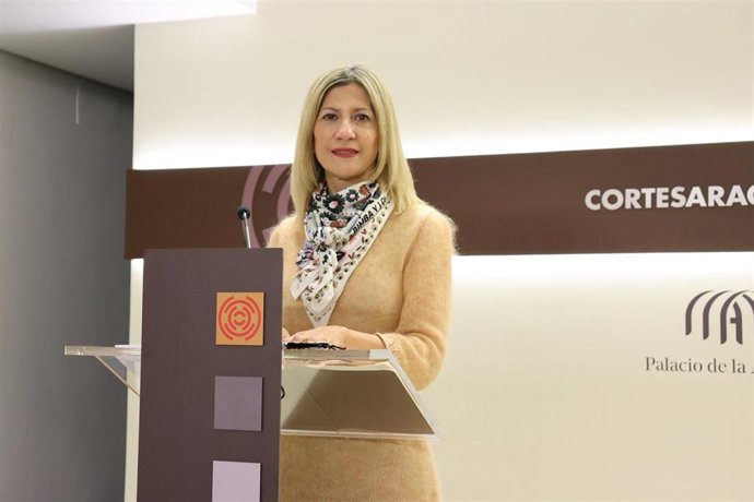 La portavoz del PP Aragón, Mar Vaquero.