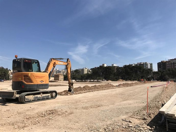 Imagen de una máquina excavadora