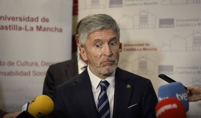 Grande-Marlaska, en rueda de prensa