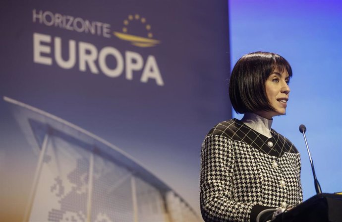 La ministra de Ciencia e Innovación, Diana Morant, preside en Valencia la 11 Conferencia Española del Programa Marco de Investigación e Innovación de la Unión Europea en el Palacio de Congresos de Valencia, a 6 de abril de 2022, en Valencia,). 