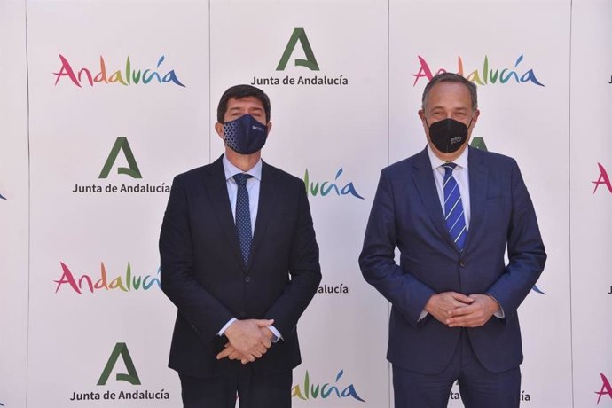 García Egea junto al vicepresidente andaluz, Juan Marín