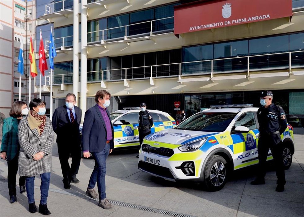 Archivo - La Policía Local de Fuenlabrada estrena siete nuevos vehículos 'cero emisiones'