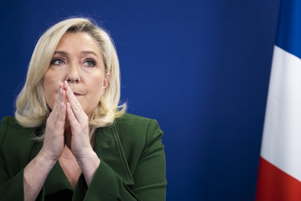 Marine Le Pen, líder de Agrupación Nacional