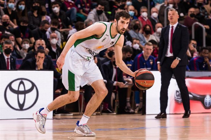 Archivo - Guillem Vives durante un partido del Joventut