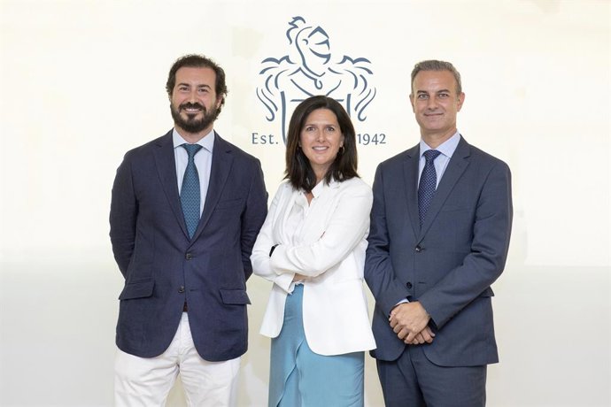 Archivo - José Manuel de la Mata Romero,  Vicepresidente de Grupo Varma; Teresa Martín de la Mata, Presidenta de Grupo Varma, y Jesús Posada de la Mata, Vicepresidente de Grupo Varma
