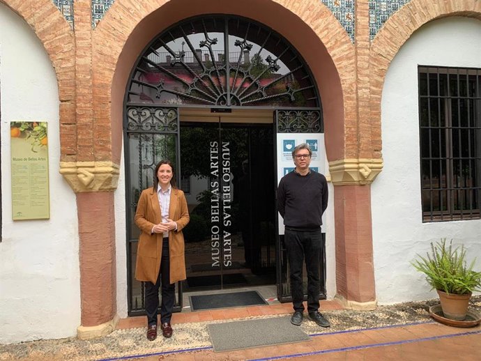 La delegada de Cultura y Patrimonio Histórico, Cristina Casanueva, en el Museo de Bellas Artes, en foto de archivo.