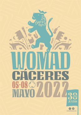 Cartel del festival Womad 2022, que se celebra del 5 al 8 de mayo