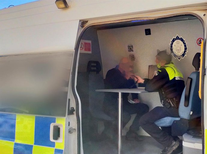 Control de alcoholemia a un conductor