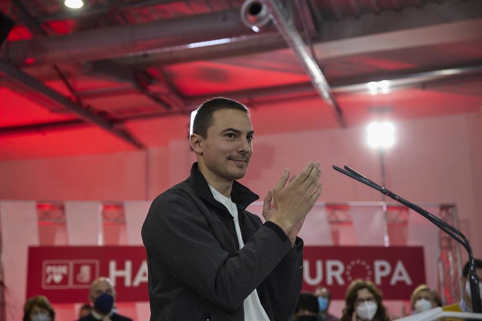El secretario general del PSOE Madrid y portavoz del PSOE en la Asamblea, Juan Lobato.