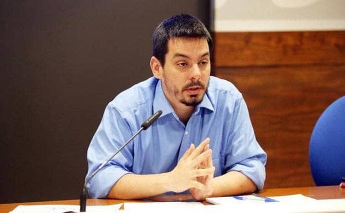 El concejal de Somos Oviedo Ignacio Fernández del Páramo