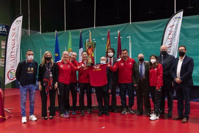 El UCAM Cartagena conquista su cuarta Copa de Europa femenina de tenis de mesa