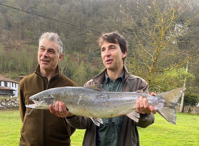 Campanu 2022, pescado en Gueyo, río Narcea