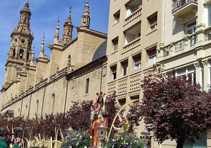 Procesión de La Borriquilla en Logroño 2022