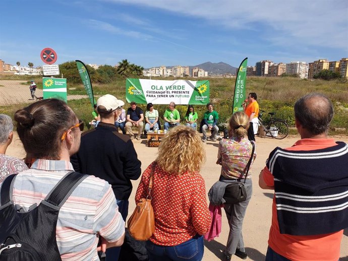 El Partido Verde Europeo respalda el Bosque Urbano de Málaga y lo reivindica como un espacio ciudadano